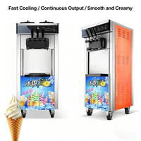 Machine à fabriquer de la crème glacée facile à nettoyer, capacité de 18 à 28 litres, mini-machine