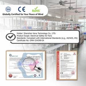 OEM 现代静音强力 BLDC 可逆电机高风量 60 英寸 8 叶片吊扇带灯和遥控器 - Product Image 2