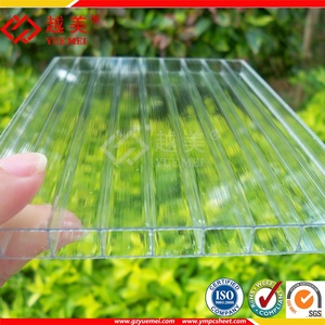 <span class=keywords><strong>Polycarbonate</strong></span> Twin-Tường Tấm Rỗng Nhựa Nhà Kính Tấm Lợp - Product Image 3