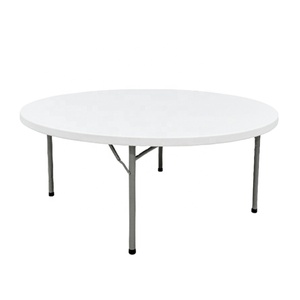 Round Table Events Round 72 Inch 6FT Foldable Plastic Folding Wedding Banquet Round Table For Events