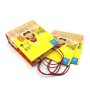 Fashional Shopping Bag Hot <b>Orange</b> <b>Paper</b> Bag for Shopping - Product Image 4