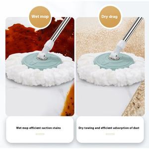 Tambor <span class=keywords><strong>de</strong></span> fregona prensado a <span class=keywords><strong>mano</strong></span> giratorio <span class=keywords><strong>de</strong></span> Doble accionamiento para el hogar, varilla <span class=keywords><strong>de</strong></span> fregona <span class=keywords><strong>de</strong></span> <span class=keywords><strong>acero</strong></span> <span class=keywords><strong>inoxidable</strong></span>, juego <span class=keywords><strong>de</strong></span> limpieza perezoso para el hogar, juego <span class=keywords><strong>de</strong></span> fregona <span class=keywords><strong>de</strong></span> cubo - Product Image 3