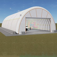 Dôme gonflable géant personnalisé pour publicité, hangar d'hélicoptère, stockage, résistant aux UV et imperméable
