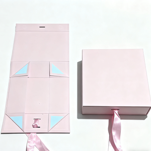 Printed <strong>Book</strong> Shaped Flip <strong>Gift</strong> Box Custom High-End Cosmetic Packaging with UV Embossing for Skin Care Set - Product Image 5