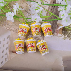 จี้เรซิ่นรูปป๊อปคอร์นสุดสร้างสรรค์สำหรับทำเครื่องประดับ DIY ต่างหู สร้อยคอ สร้อยข้อมือ พวงกุญแจทำมือ อุปกรณ์เสริม จี้ห้อย - Product Image 3