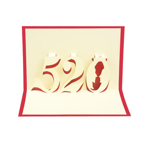 Cartes de Saint Valentin 520 Motif Cartes <span class=keywords><strong>d</strong></span>'Amour Romantique 3d Pop Up Cartes de Voeux avec Enveloppes pour la Saint Valentin - Product Image 3