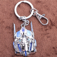 Klasik film karakterlerine selam ünlü film transformatörleri Metal anahtarlık Autobot Optimus Prime Metal kolye