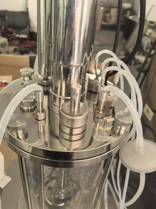 TOPTION Bioréacteur en verre semi-automatique 2-1000L multi-tension (110V/220V/380V) Fermenteur Réacteur tubulaire à agitation mécanique - Product Image 4