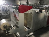 Machine de fabrication de sacs en plastique motorisée contrôlée par PLC de qualité supérieure - Prix