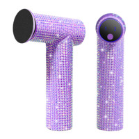 Appareil électrique pour éliminer les callosités des pieds Purple Diamond, 60 W, rechargeable, lime à pieds pour pédicure, pour salon et domicile
