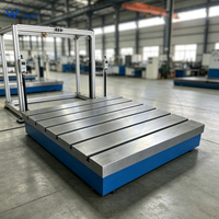Plateforme modulaire en fonte anti-déformation certifiée CE OEM avec rainures en T, grande table pour bancs d'essai optiques