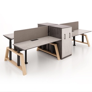 New Style Electric <b>Adjustable</b> Office Hydraulic Sit Stand Standing <b>Desk</b> Options - Product Image 6