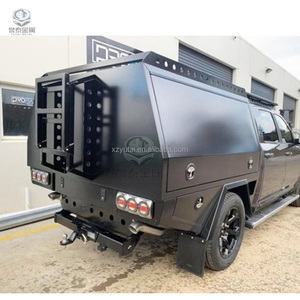 Ute Tray Aluminium Custom Auvent Dual Cab pour <span class=keywords><strong>Toyota</strong></span> <span class=keywords><strong>Land</strong></span> <span class=keywords><strong>Cruiser</strong></span> 79 avec boîte latérale et garde-boue - Product Image 3