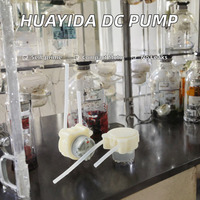Pompe à eau péristaltique Huayida DC 6V pour vélo électrique, pompe de distribution de liquide auto-amorçante à montage sur bride, moteur à balais