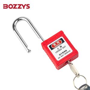 BOZZYS Cadenas de sécurité à manille en acier de haute qualité de 6.2mm de diamètre avec clé principale pour la gestion du verrouillage industriel - Product Image 3