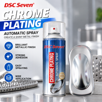 Peinture en aérosol liquide acrylique chromée métallisée haute brillance pour voiture