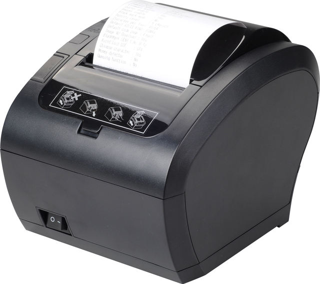 NORGEE Impresora Termica RS232 80mm Ticket Receipt Thermal Printer Wireless WiFi Kitchen POS with Auto-Cutter LAN USB in Stock