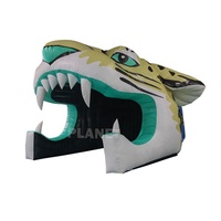Casques de Football gonflables souples en PVC, Durable américain, Tunnel de mascotte de Lion gonflable, Tunnel de panthère de Football gonflable