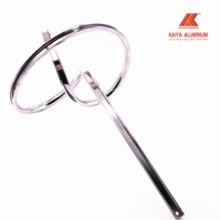 Profilé en aluminium flexible pour cadre métallique, cadre rond en aluminium pour peinture, miroir, photo