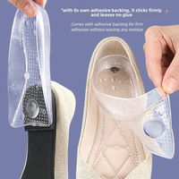 Coussinets de talon en gel auto-adhésifs, coussinets de protection en silicone souple, antidérapants, inserts de chaussures confortables, soulagement de la douleur pour femmes