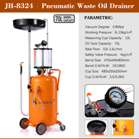 Récupérateur d'Huile Pneumatique pour Moteur Automobile 35L 70L 80L avec Réservoir Élévateur