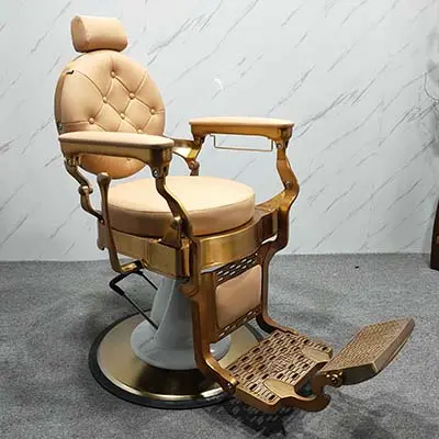 Professional Suppliers Hair Salon Barber Chairs Heavy Duty Luxury Cushion Hydraulic Pump Hairdressing Chairs