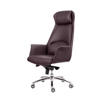 Chaise élévatrice moderne de luxe Mobilier de bureau de haute qualité PDG Patron Gestionnaires Maille en cuir synthétique en acier inoxydable Usage domestique