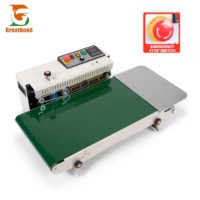 FR-770 Bestseller Brede 40CM Datumcode Koffie Huisdierenvoer Bandsealer Plastic Folie Verzegeling Horizontale Verzegelmachine voor Grote Zakken