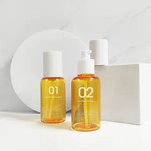 Embalagem de cosméticos foscos 100ml 150ml, embalagem personalizada, shampoo, creme de loção, caminhada pesada, garrafa de animais para cuidados com o cabelo