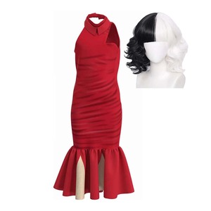 strapless open back dress Anastasia Red Gown Broadway Costumes  LausenCrafts