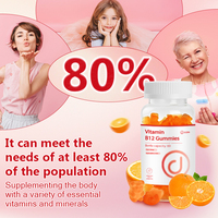 Complément alimentaire OEM Vitamines B12 Vinaigre de cidre de pomme Gummies brûle-graisses pour adultes Produit pour la santé digestive et immunitaire