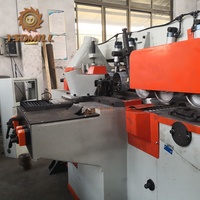 Mesin serut kayu empat sumbu, cetakan 4 sisi untuk gergaji Panel Horizontal lantai dan banister