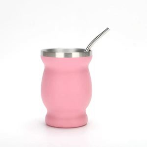 Light 150g Stainless Steel Curved Cup Double Wall Insulated Daily Use <b>Mug</b> - Product Image 2