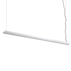 Alluminio verniciato bianco lungo sottile verso l'alto morbido luce indiretta 17w 1.3 lunghezza moderna lampadario a sospensione a LED