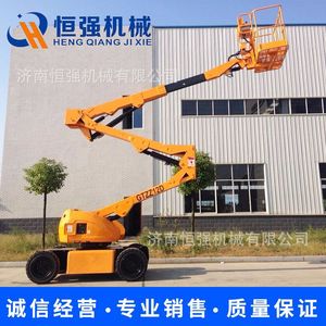 Plataforma Elevadora Articulada Hengqiang de 16 m, Eléctrica, Autopropulsada, para Trabajos en Altura, Equipo de Construcción - Product Image 3