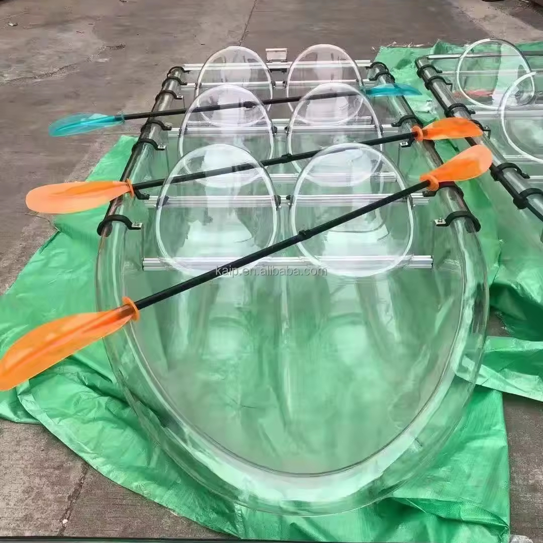 Bateau Gonflable. Radeau de Lac à Fond Transparent. Radeau Flottant De 160x110 Cm pour Détente. Loisirs Et Exploration sur l'eau - Sport