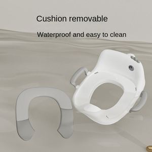 Anneau de toilette en plastique PP portable pour garçons et filles toilette auxiliaire pour bébé à accrocher anneau de toilette pour enfants - Product Image 2