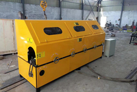 Machine de décapage et de meulage multifonctionnelle à moteur de 3,4 kW 380 V pour tubes en aluminium avec brossage du cercle extérieur