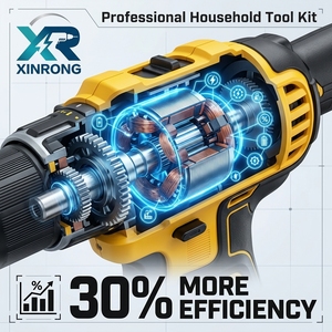 21V Cordless Drill Driver | Lithium Battery Rechargeable Electric Screwdriver | <strong>2</strong>-Speed 10mm Chuck 42PCS Accessories Kit - Product Image 2