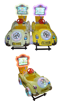 FUNPARK enfants monnayeur cheval balançoire machine 3D voiture course kiddie manèges machines de jeu vidéo