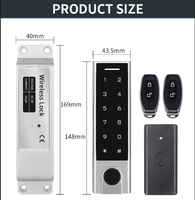 125Khz EM carte RFID lecteur de carte biométrique empreinte digitale sans fil serrure de porte 433MHz émetteur à distance porte-clés contrôle d'accès intelligent