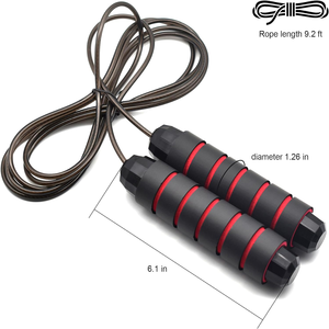 <span class=keywords><strong>Corde</strong></span> à <span class=keywords><strong>sauter</strong></span> en fil d'acier enduit <span class=keywords><strong>de</strong></span> PP+PVC, résistante à l'usure, robuste, inodore, haute résistance, pour la <span class=keywords><strong>perte</strong></span> <span class=keywords><strong>de</strong></span> poids, l'exercice quotidien, abordable - Product Image 6