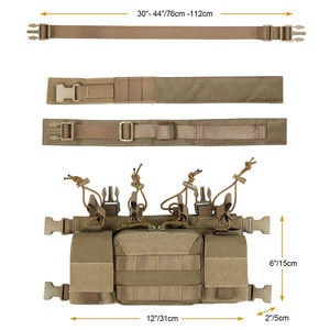 Harnais de poitrine réglable Artex X avec pochettes tactiques pour chargeurs 5.56 7.62, équipement MOLLE pour la chasse, l'entraînement et les activités de plein air - Product Image 2