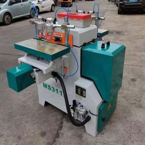 เครื่องเจาะรูเดือยไม้แบบสองหัว แนวตั้ง กำลังไฟ 2.2 กิโลวัตต์ สำหรับงานเฟอร์นิเจอร์ ลิ้นชัก ตู้ - Product Image 5