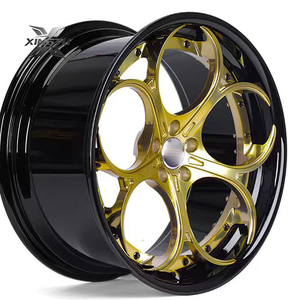 Cerchi Forgiati XINGTU Personalizzati in 2 Pezzi 18 19 20 21 22 23 24 Pollici Nuovo Design <span class=keywords><strong>Nero</strong></span> Oro in Lega di Alluminio per Alfa <span class=keywords><strong>Romeo</strong></span> - Product Image 3
