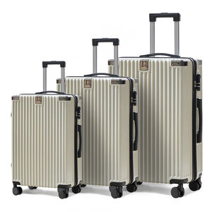 Ensemble Bagages <span class=keywords><strong>de</strong></span> Voyage Élégant <span class=keywords><strong>3</strong></span> Pièces 20/24/28 Pouces, <span class=keywords><strong>Valises</strong></span> Roulantes <span class=keywords><strong>3</strong></span>-en-1 avec Serrure Classique et Légères pour Vente en Gros - Product Image 2