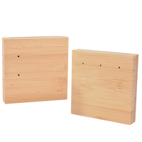 Palette de fard à paupières vide biodégradable écologique durable 3 surligneur d'ombrage fard à joues boîte d'emballage en bambou
