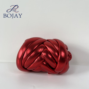 Bojay 250G Bóng 2.5Cm Kim Loại Da Bóng Sợi Chunky Tay Đan Crochet Bện Ống Sợi - Product Image 2