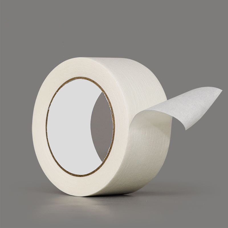 Custom High Temperature Auto Painter Insulated Crepe Paper Masking Tape Self-Adhesive Heat-Resistant Packing Tape For Car Laser
