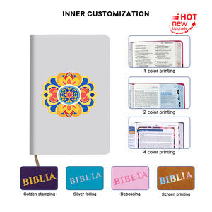 Colonne vertébrale ronde de nouvelle génération durable de haute qualité impression à quatre couleurs pages intérieures recyclables Sainte Bible à vendre - Product Image 4